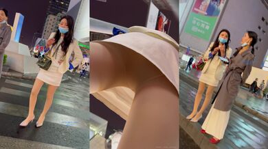 「KFC原创CD」肉丝袜模特级身材靓女，专注等车前后CD。